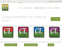 Tablet Screenshot of cl-solutions.com